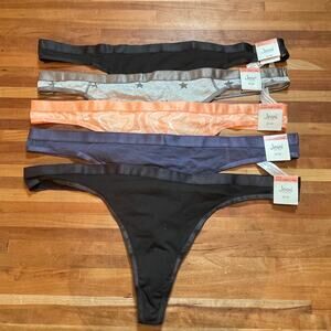 Jenni Women's Thong set of 5 XXXL
